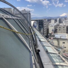 ロープでのシーリング工事